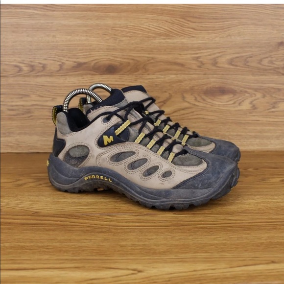 Merrell Women's Lace Up Boots - Black and Tan - Picture 1 of 8